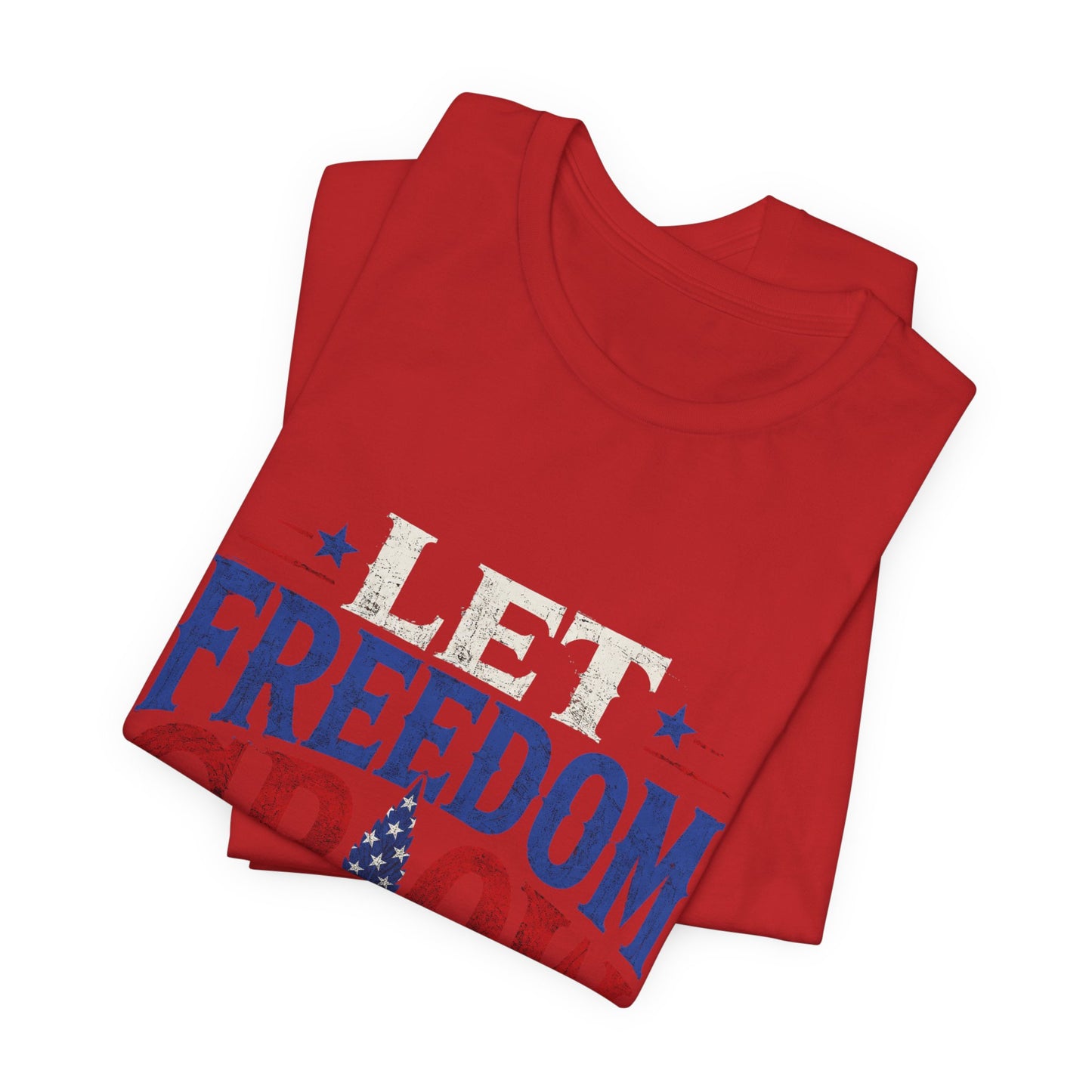 Let Freedom Grow Patriotic Cannabis Shirt | Red White Blue Fourth of July Tee