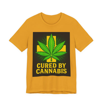 Cured by Cannabis Tee, Unisex Jersey Short Sleeve Shirt for Cannabis Lovers, Gift for Stoners, Cannabis Awareness Tee, Relaxed Fit [...]