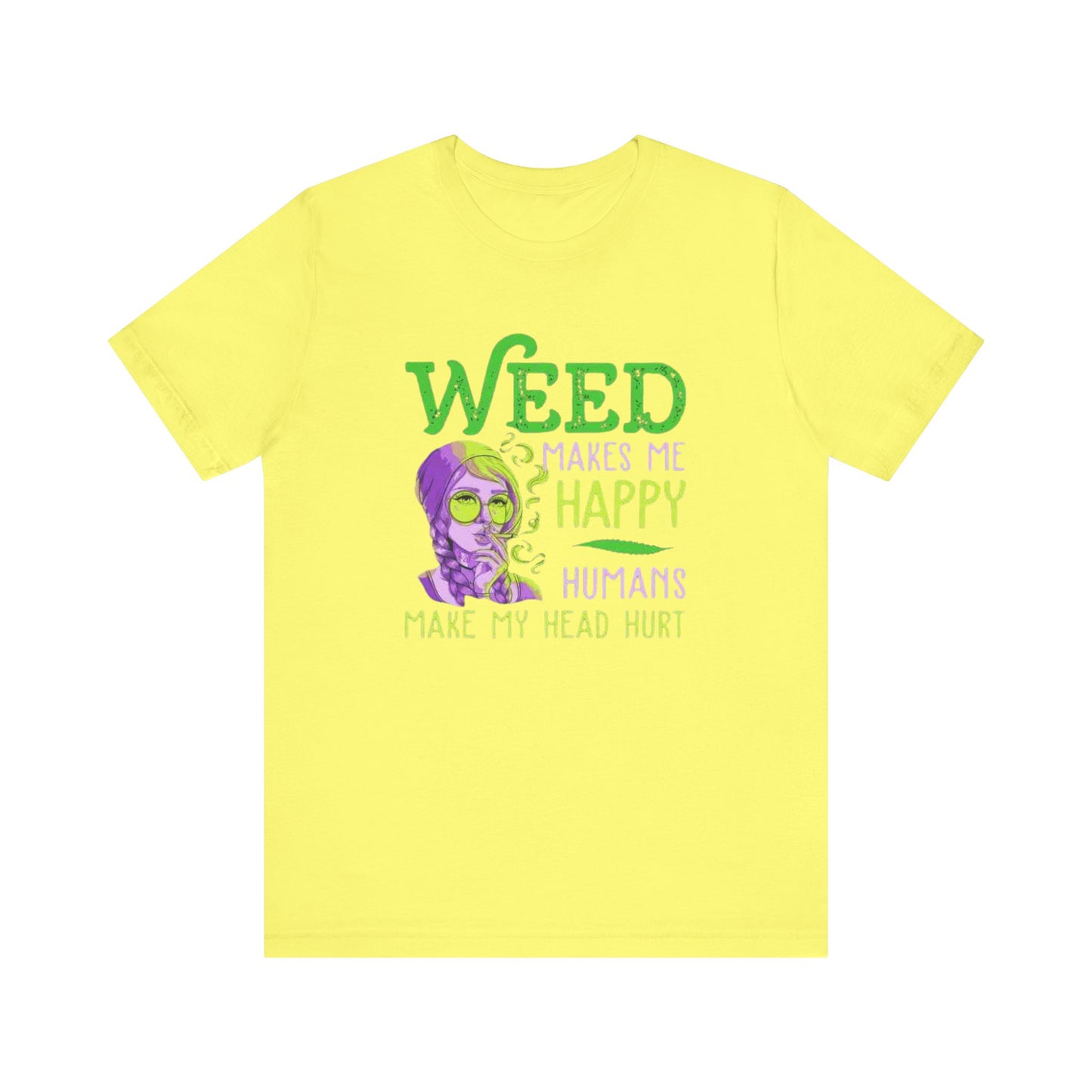 Funny Weed T-Shirt, Casual Tee for Stoners, Great Gift for 420 Celebrations, Unique Humor Shirt for Relaxing, Unisex Jersey Short Sleeve Tee-Mary Jane 2025
