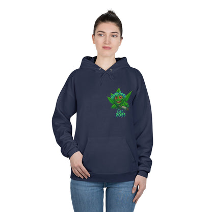 Ghostly Vibes Eco-Friendly Hoodie, Halloween Sweatshirt, Unisex Pullover, Festival Fashion, EcoSmart Apparel, Ghost Goblins Ganja