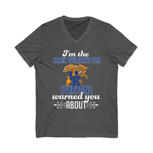 Crazy Wildcats Fan Shirt, Kentucky Football Basketball Tee, Everyone Warned You About Me, Game Day Shirt, UK Fan Apparel Gift