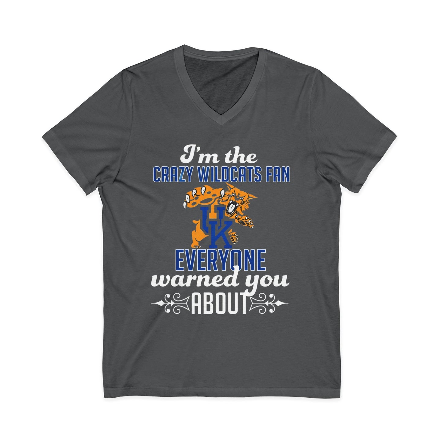 Crazy Wildcats Fan Shirt, Kentucky Football Basketball Tee, Everyone Warned You About Me, Game Day Shirt, UK Fan Apparel Gift