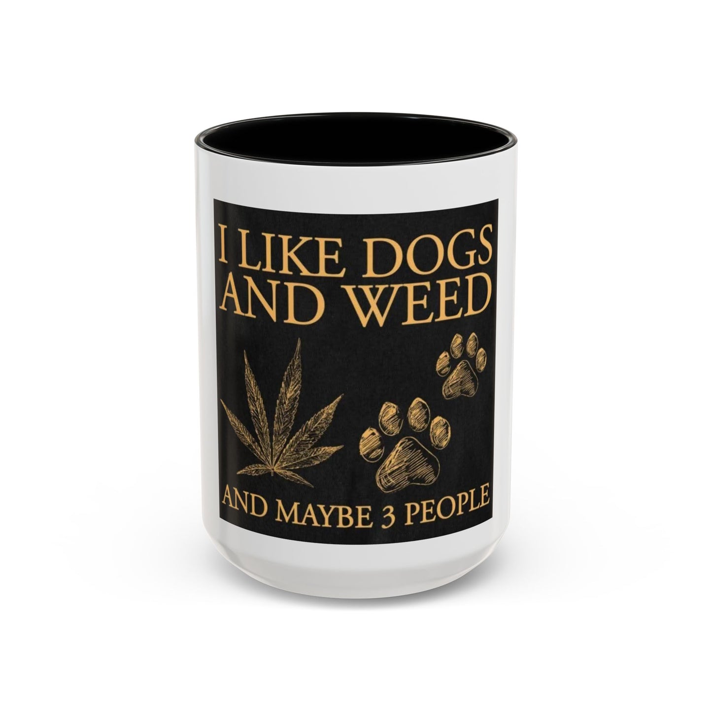 Funny Dog Lover Coffee Mug - I Like Dogs and Weed, Gifts for Pet Owners, Cannabis Lovers, Dog Mom, Tea Drinkers-Mary Jane 2025