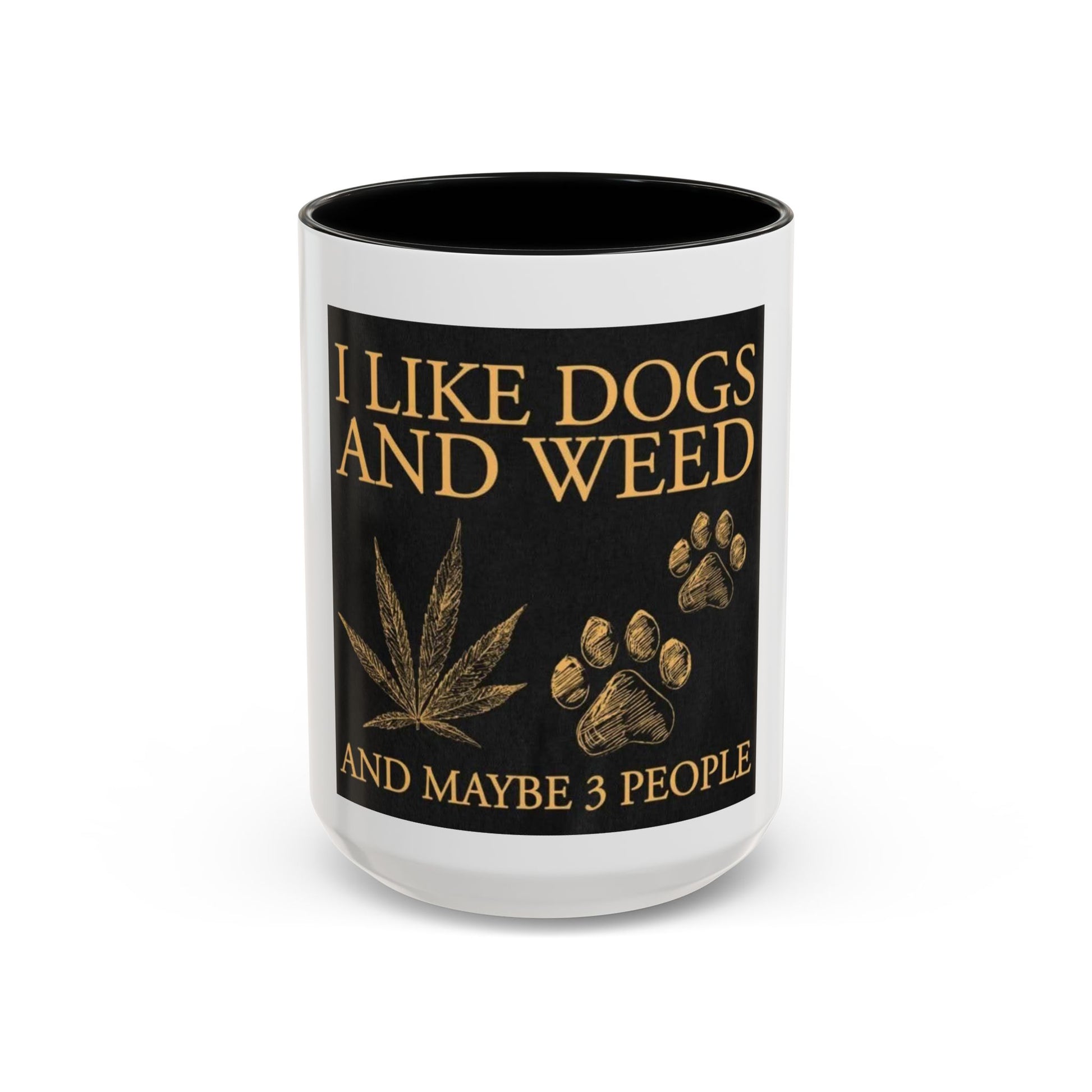 Funny Dog Lover Coffee Mug - I Like Dogs and Weed, Gifts for Pet Owners, Cannabis Lovers, Dog Mom, Tea Drinkers-Mary Jane 2025