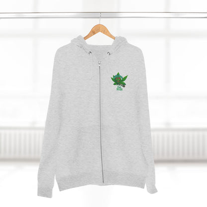 Stoner King Zip Hoodie - Trendy Unisex Hoodie for Chill Vibes, Perfect for Parties, Gifts, 420 Celebrations, Comfortable Layering