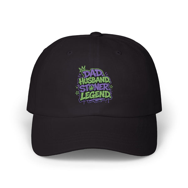 Dad Husband Stoner Legend Shirt | Funny Cannabis Dad Tee | Father's Day Gift for Weed Loving Dads