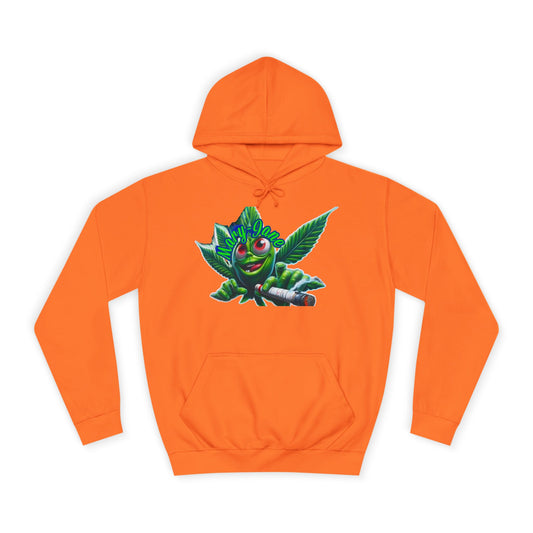 Unisex College Hoodie with Playful Leaf Design, Trendy Sweatshirt for Students, Eco-friendly Apparel, Gift for Graduates, Relaxed [...]-Mary Jane 2025