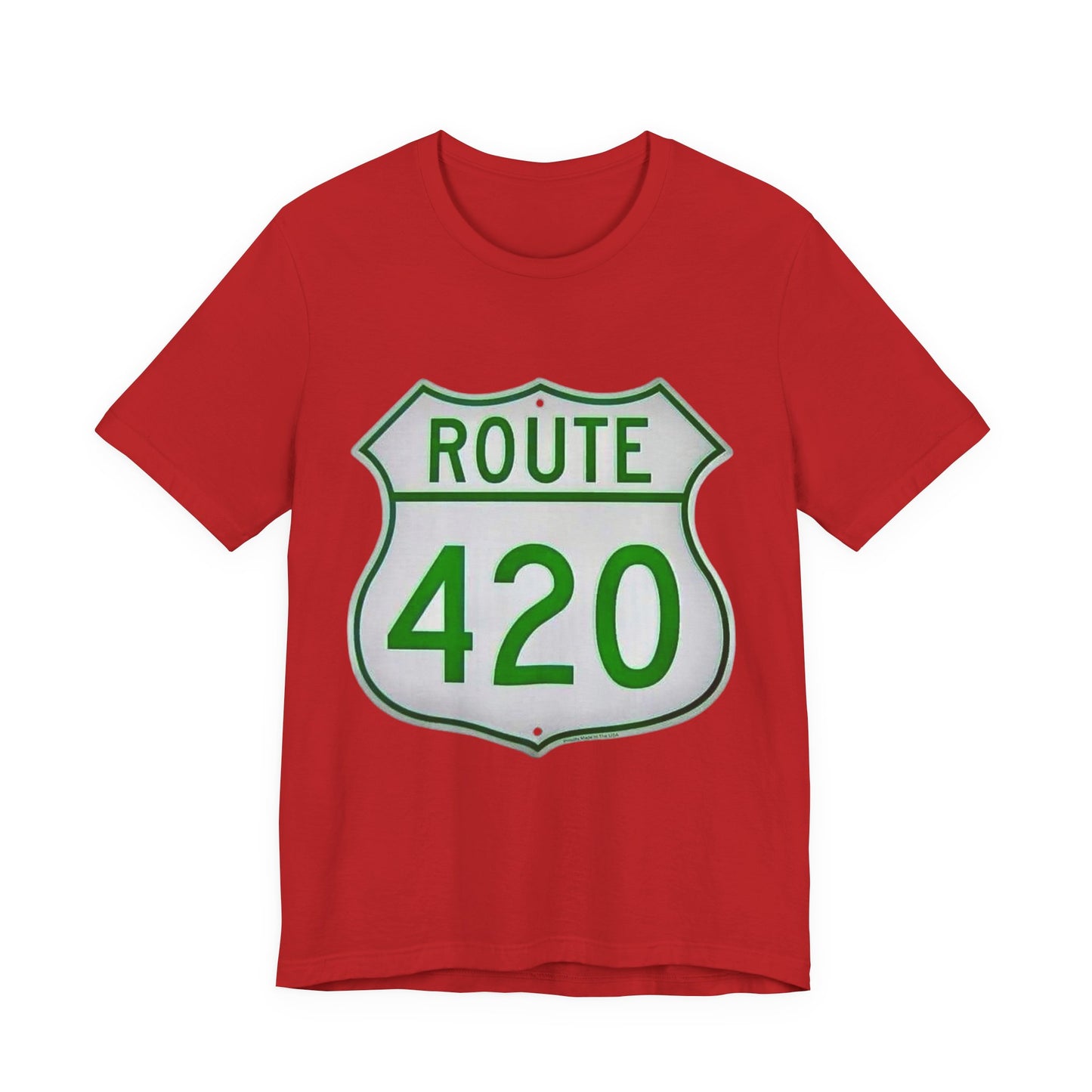 Route 420 Graphic Tee, Unisex Short Sleeve Shirt, Vintage Road Trip Shirt, Cool Casual Wear, Gift for Adventure Lovers, Fun Summer Tee