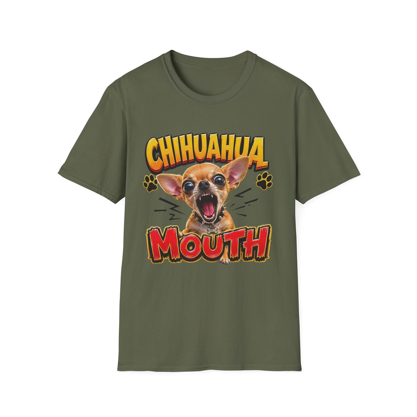 Chihuahua Mouth T-Shirt — Funny Cute Dog Graphic Tee for Chihuahua Lovers