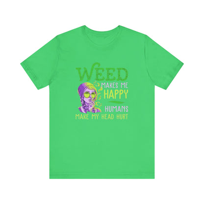 Funny Weed T-Shirt, Casual Tee for Stoners, Great Gift for 420 Celebrations, Unique Humor Shirt for Relaxing, Unisex Jersey Short Sleeve Tee-Mary Jane 2025
