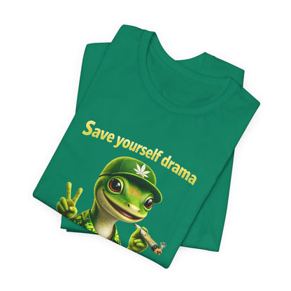 Save Yourself Drama Switch to Marijuana Funny Stoner T-Shirt