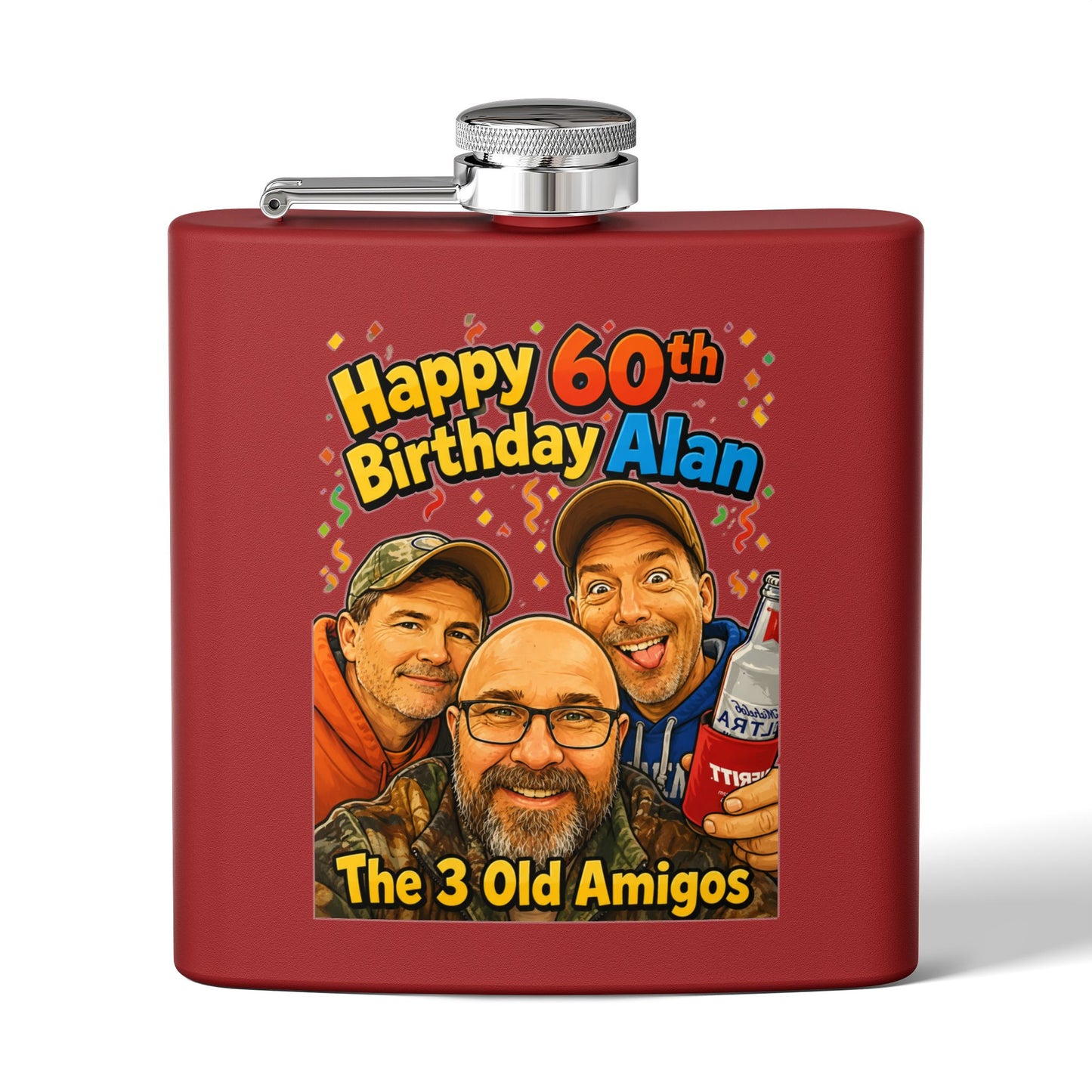 Stainless Steel Flask, 6oz