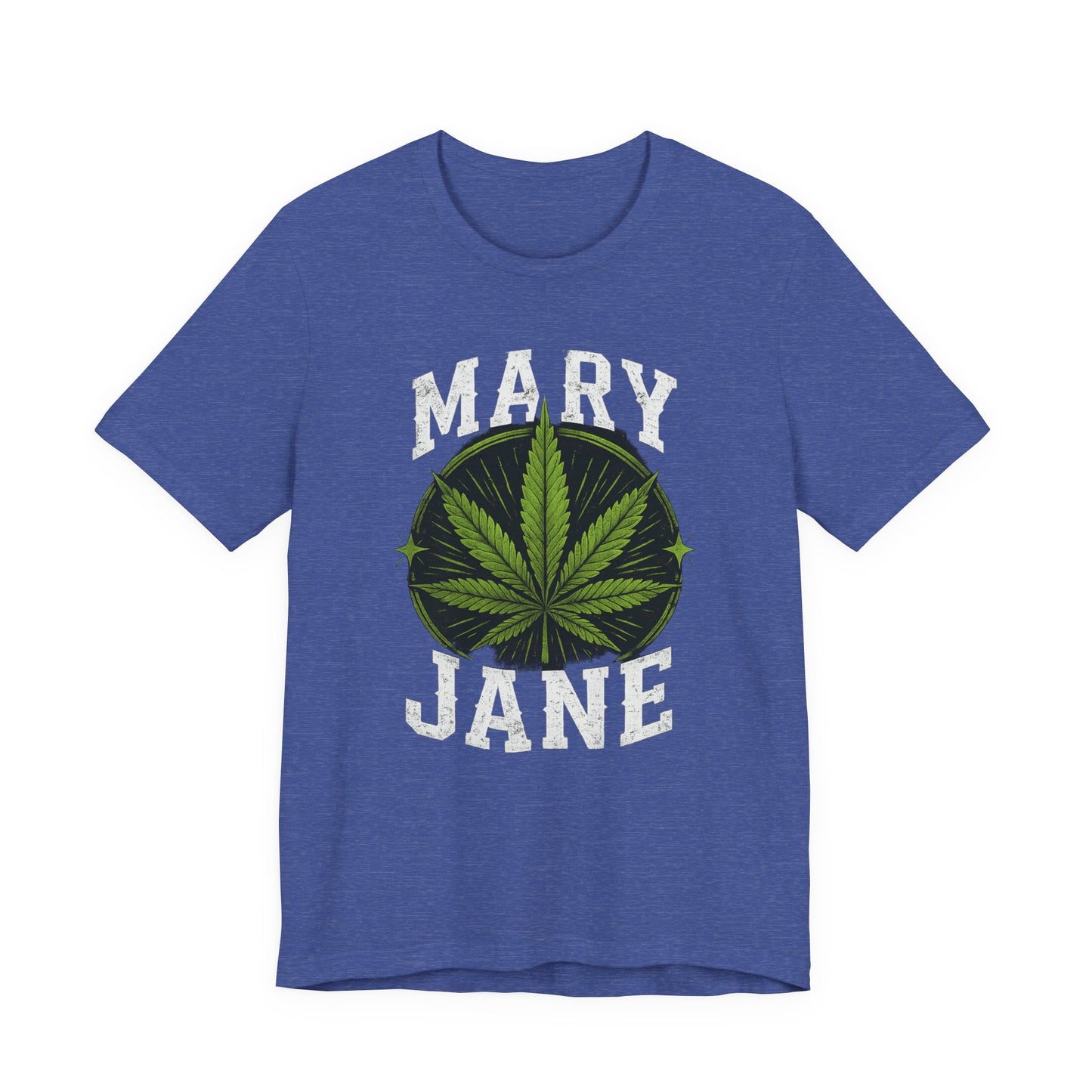 Mary Jane Vintage Cannabis Leaf Graphic Shirt | Distressed Streetwear Tee