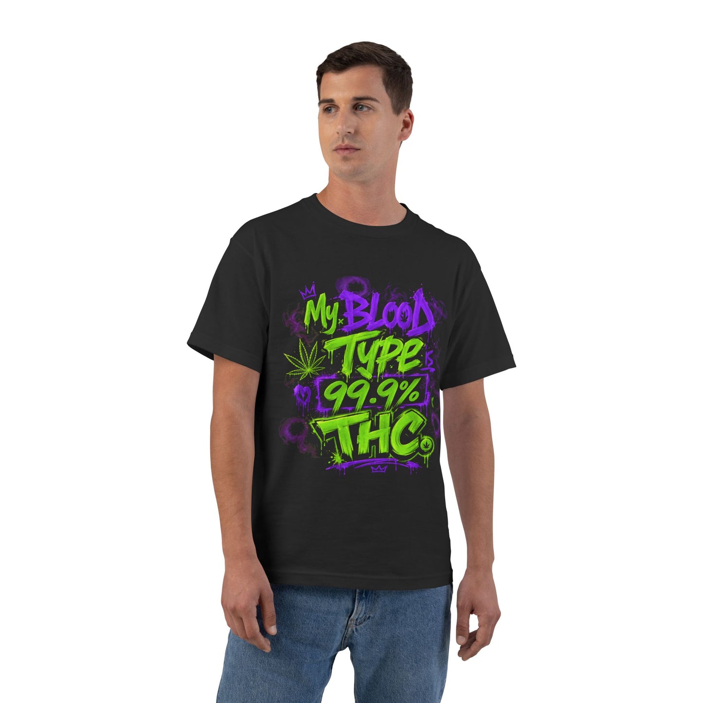 My Blood Type 99.9% THC Graphic T-Shirt