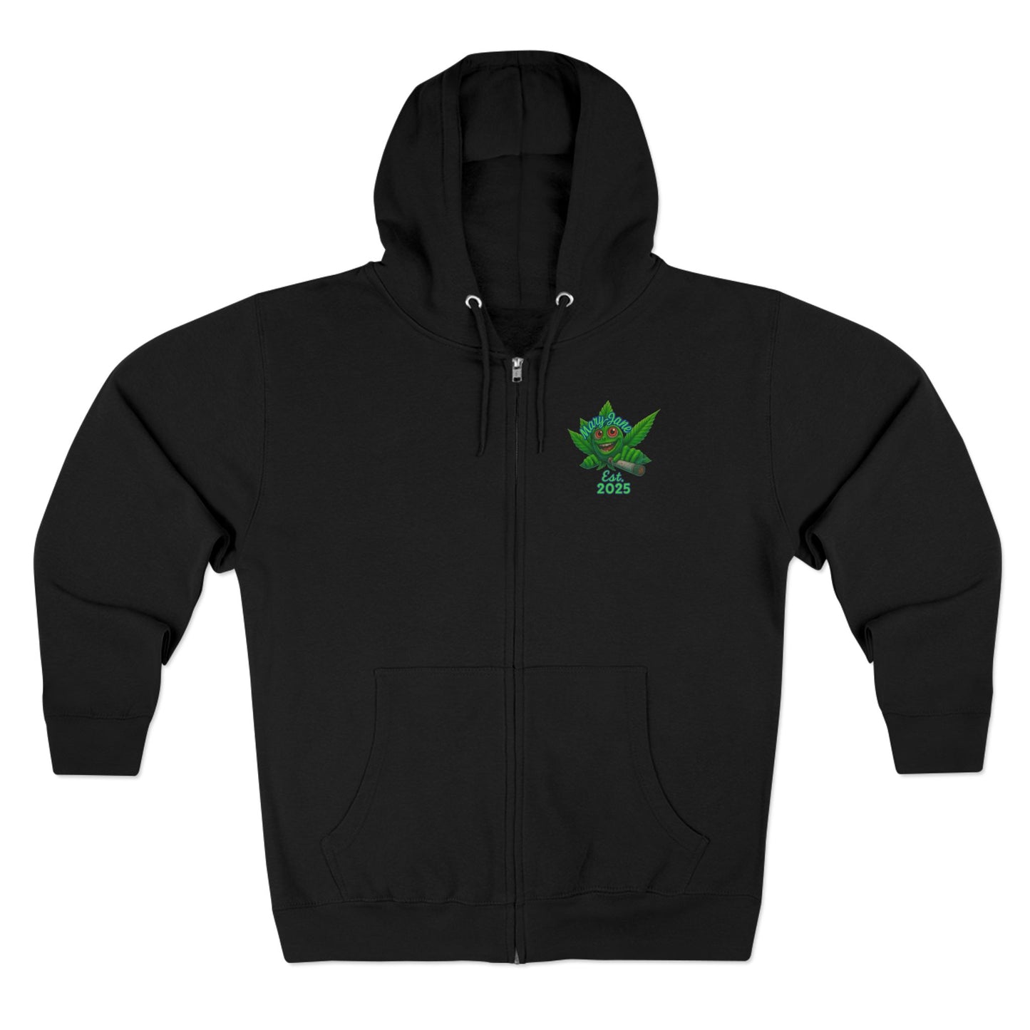 Stoner King Zip Hoodie - Trendy Unisex Hoodie for Chill Vibes, Perfect for Parties, Gifts, 420 Celebrations, Comfortable Layering