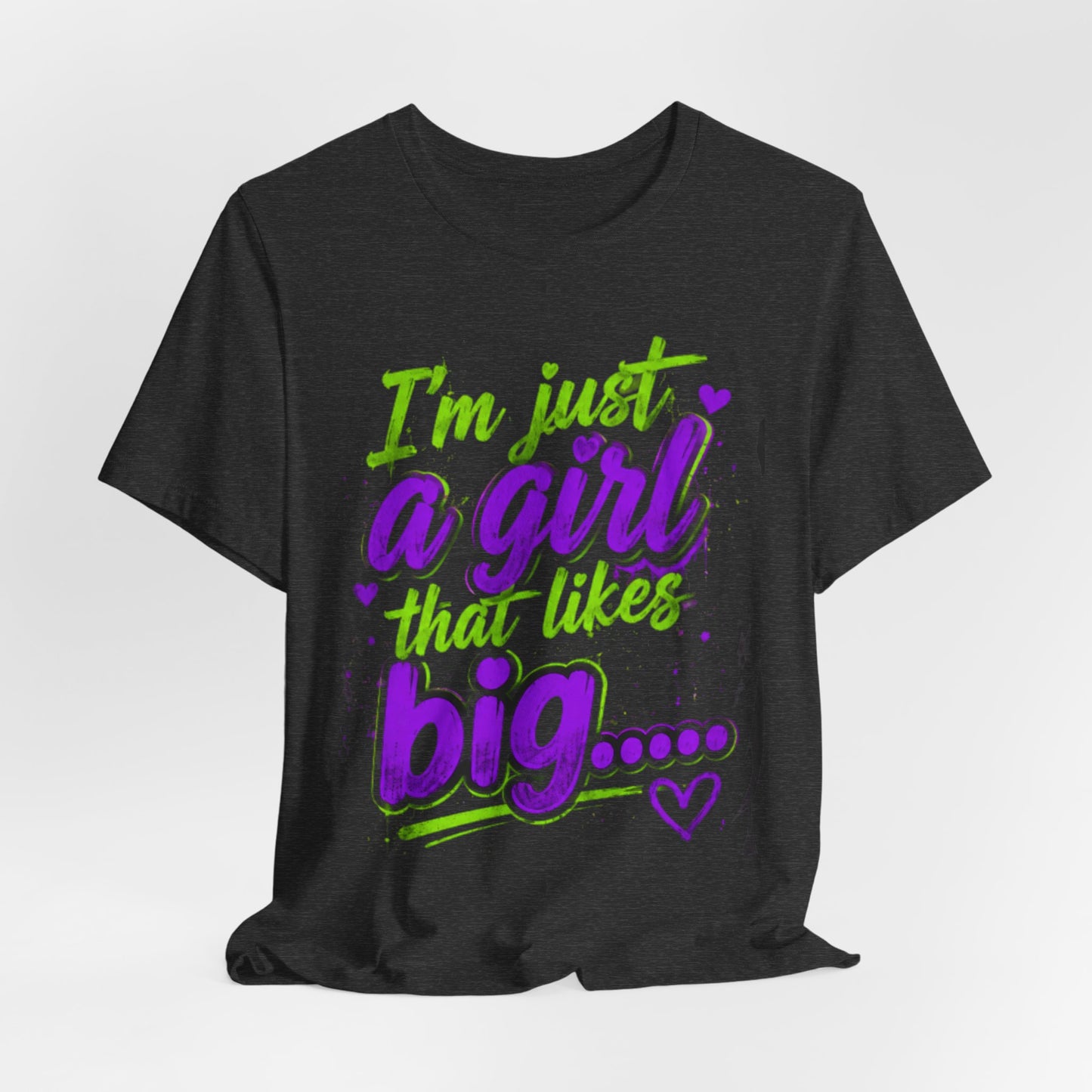 I'm Just a Girl That Likes Big Blunts Funny Cannabis T-Shirt | Front & Back Stoner Graphic Tee | 420 Lifestyle Gift for Women
