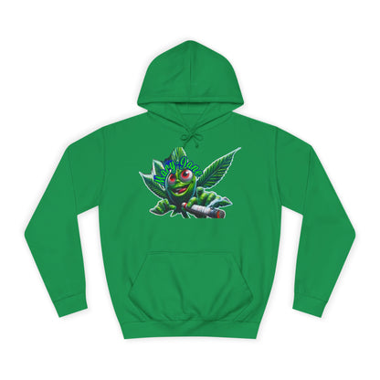 Unisex College Hoodie with Playful Leaf Design, Trendy Sweatshirt for Students, Eco-friendly Apparel, Gift for Graduates, Relaxed [...]-Mary Jane 2025