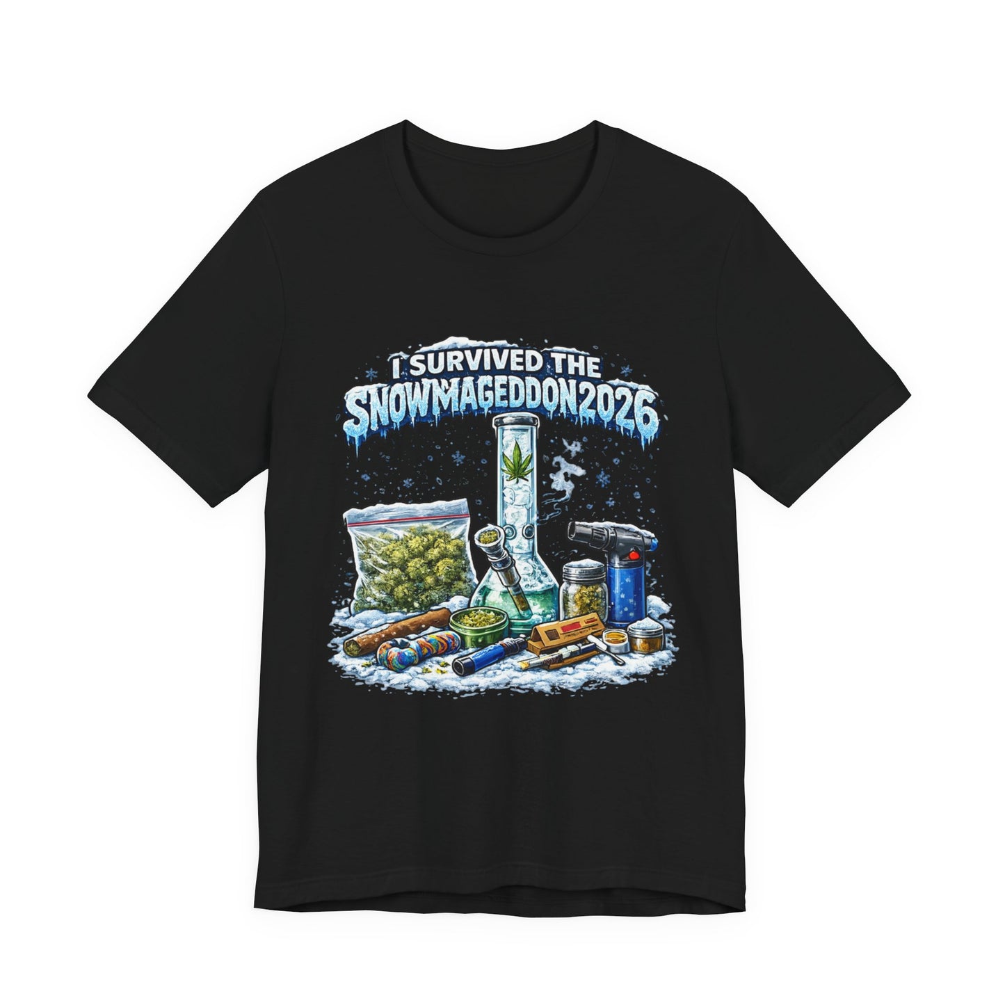 I Survived Snowmageddon 2026 Winter Survival Graphic Tee