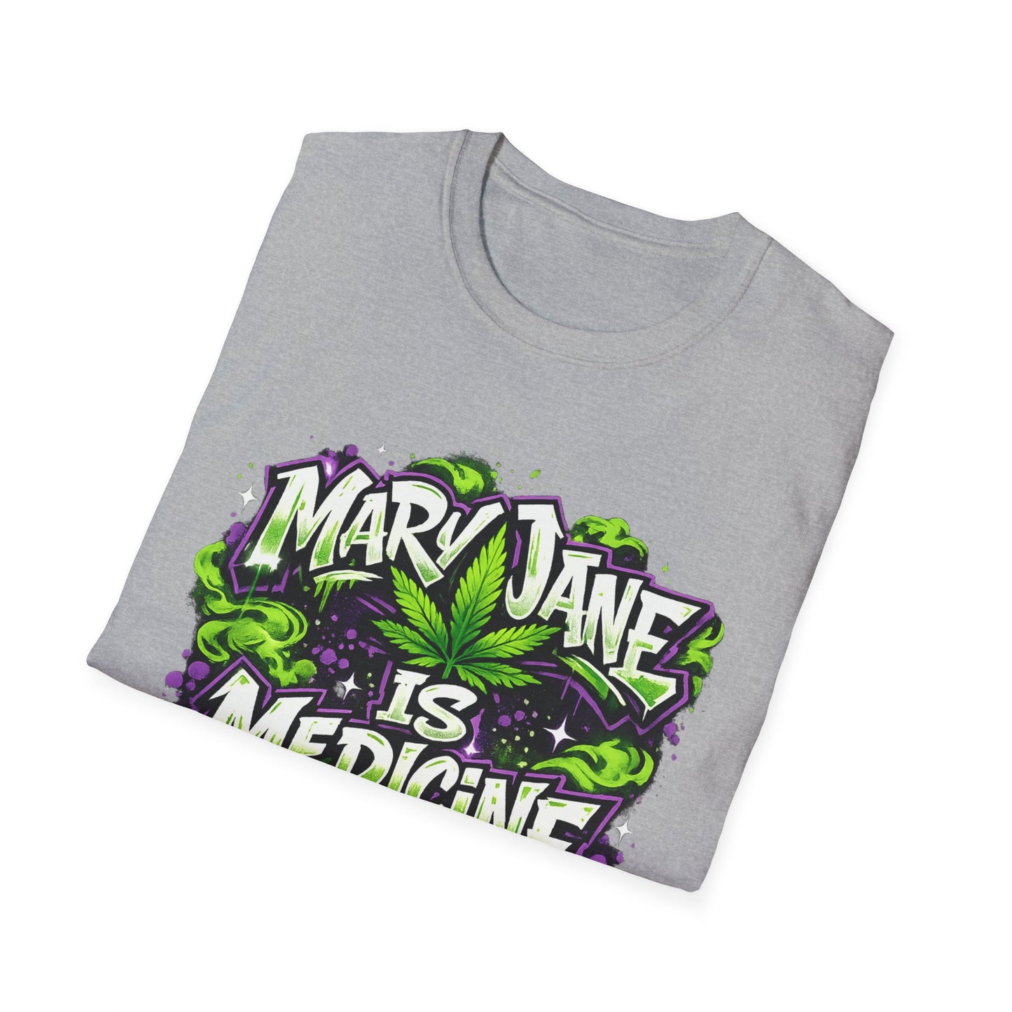 Marijuana Is Medicine T-Shirt — Mary Jane Is Medicine Graphic Tee