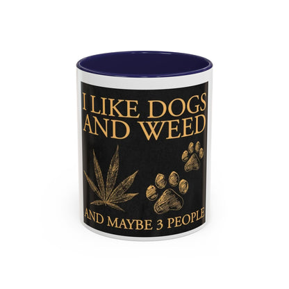 Funny Dog Lover Coffee Mug - I Like Dogs and Weed, Gifts for Pet Owners, Cannabis Lovers, Dog Mom, Tea Drinkers-Mary Jane 2025