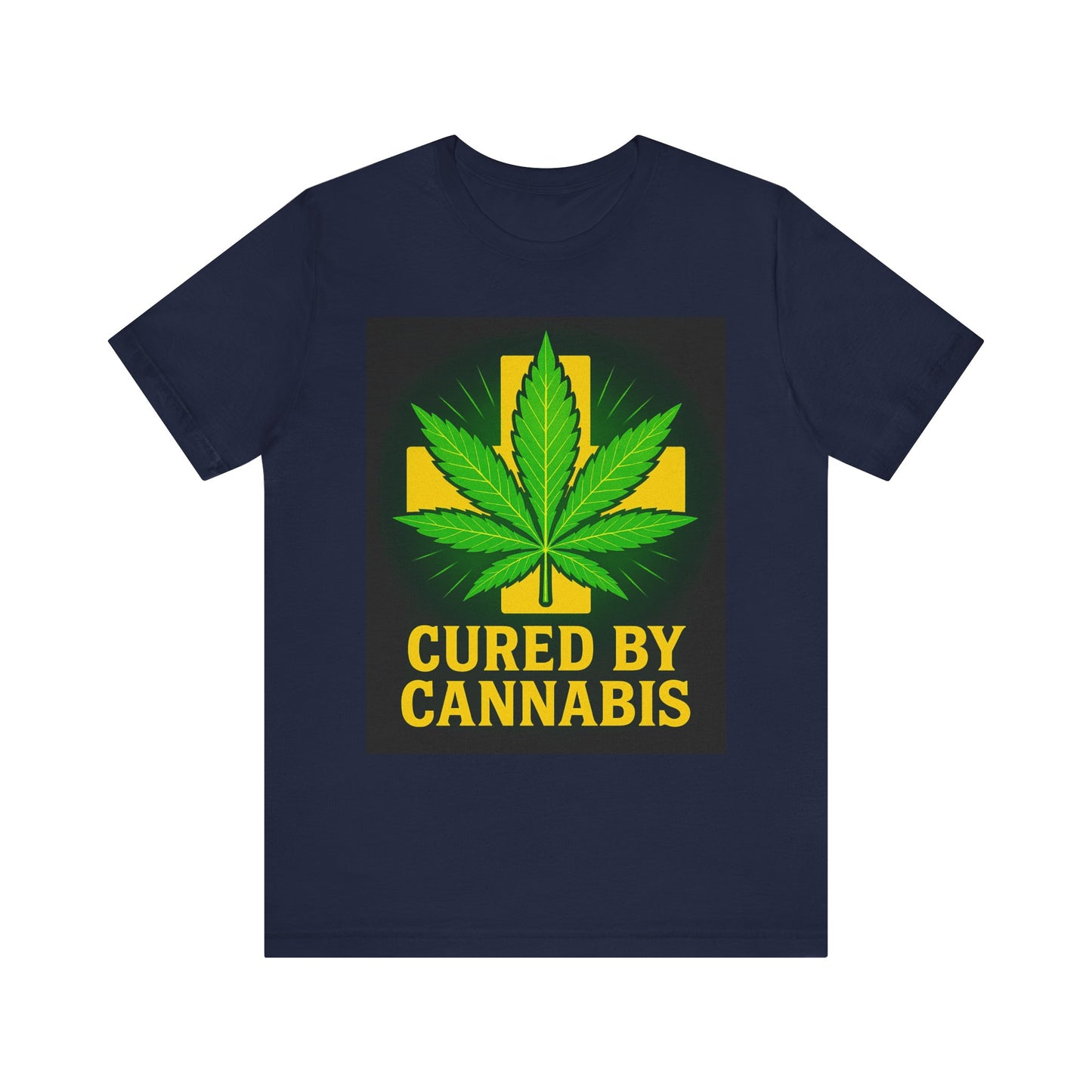 Cured by Cannabis Tee, Unisex Jersey Short Sleeve Shirt for Cannabis Lovers, Gift for Stoners, Cannabis Awareness Tee, Relaxed Fit [...]