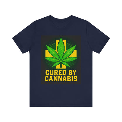 Cured by Cannabis Tee, Unisex Jersey Short Sleeve Shirt for Cannabis Lovers, Gift for Stoners, Cannabis Awareness Tee, Relaxed Fit [...]