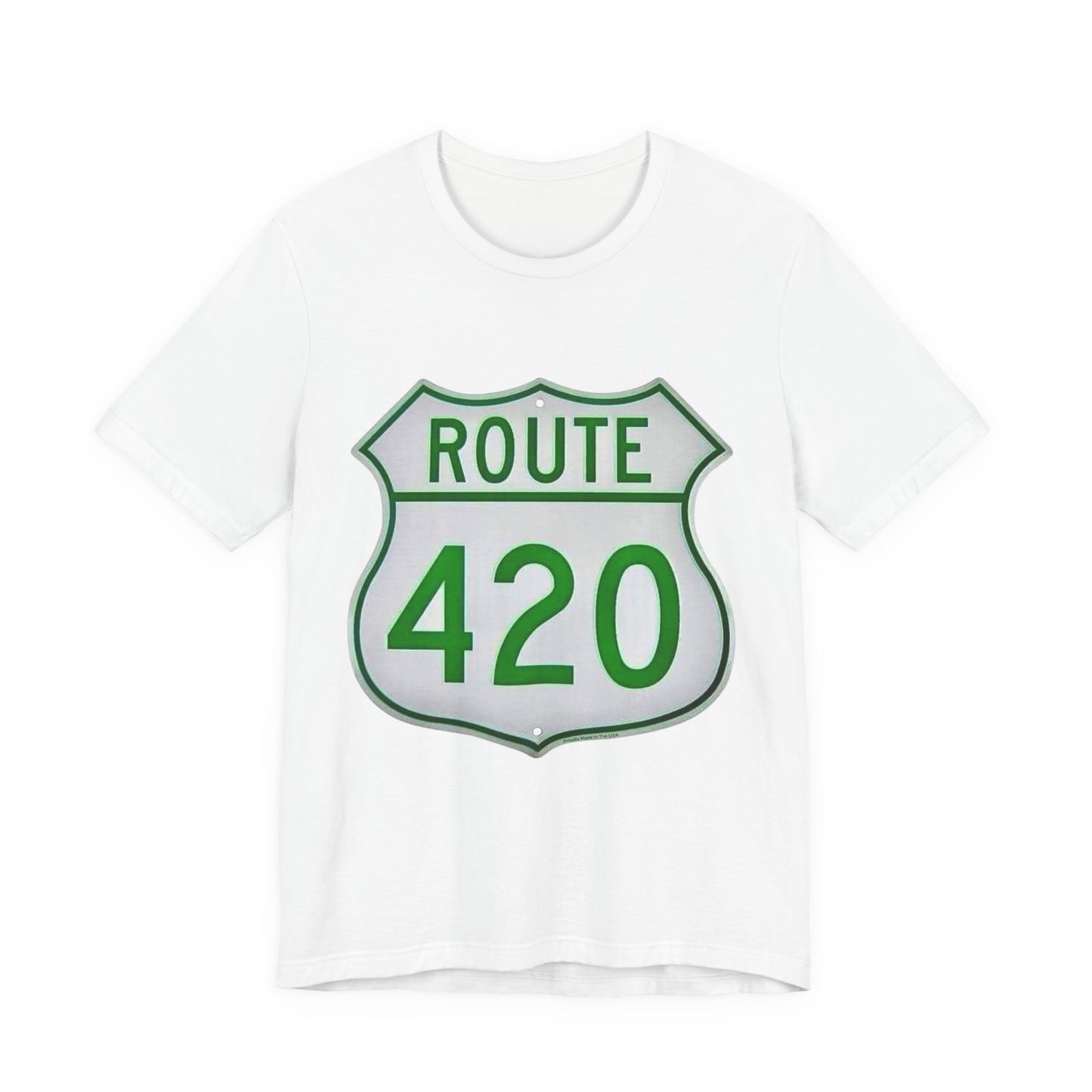 Route 420 Graphic Tee, Unisex Short Sleeve Shirt, Vintage Road Trip Shirt, Cool Casual Wear, Gift for Adventure Lovers, Fun Summer Tee
