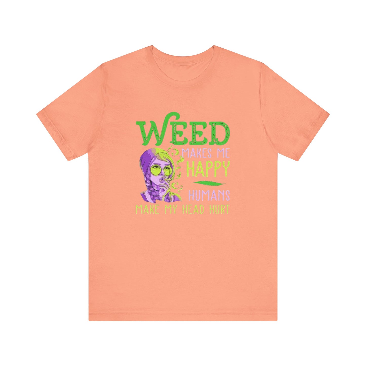 Funny Weed T-Shirt, Casual Tee for Stoners, Great Gift for 420 Celebrations, Unique Humor Shirt for Relaxing, Unisex Jersey Short Sleeve Tee-Mary Jane 2025