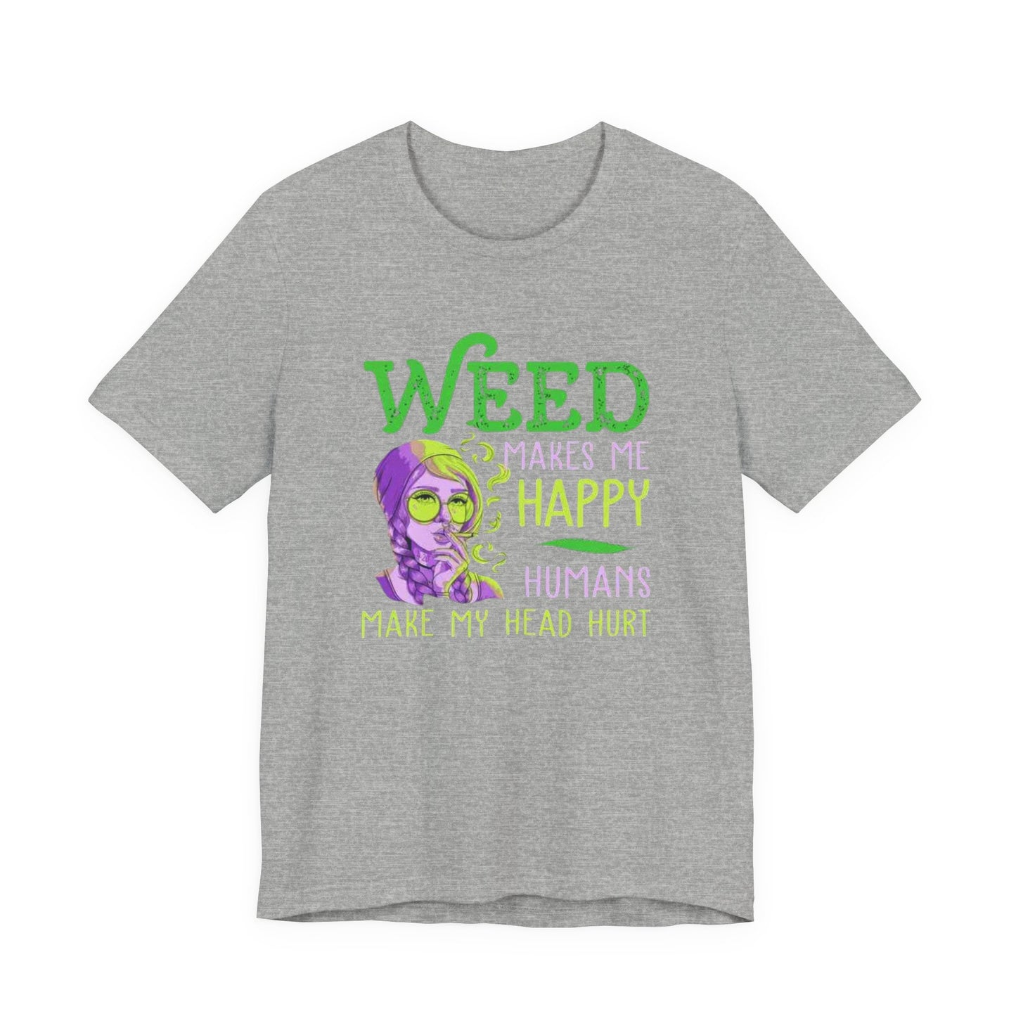 Funny Weed T-Shirt, Casual Tee for Stoners, Great Gift for 420 Celebrations, Unique Humor Shirt for Relaxing, Unisex Jersey Short Sleeve Tee-Mary Jane 2025