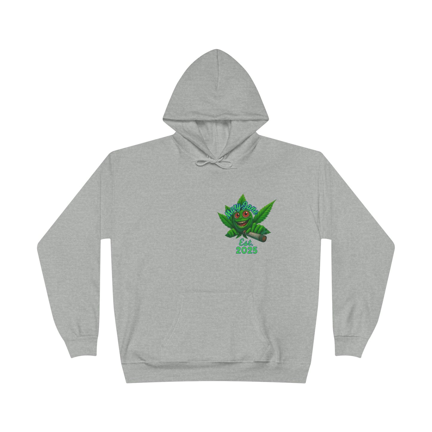 Ghostly Vibes Eco-Friendly Hoodie, Halloween Sweatshirt, Unisex Pullover, Festival Fashion, EcoSmart Apparel, Ghost Goblins Ganja