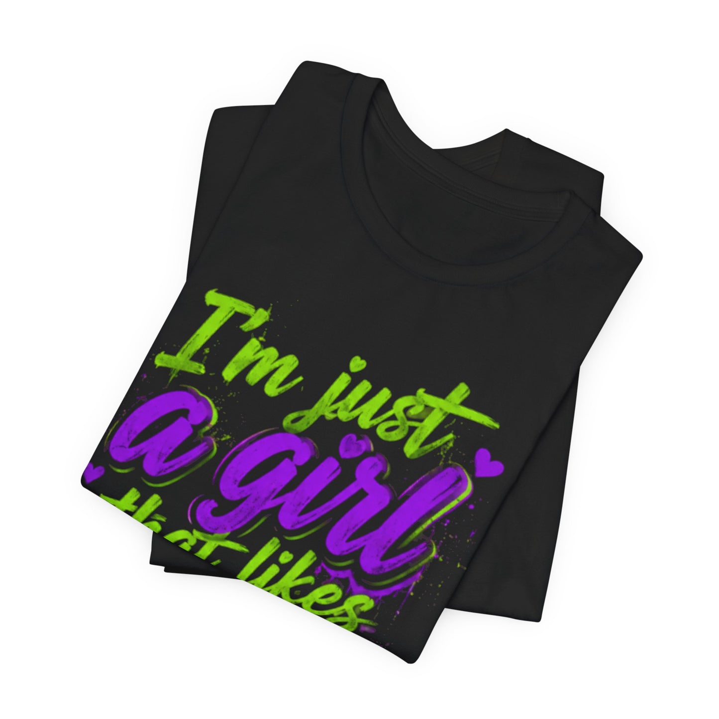 I'm Just a Girl That Likes Big Blunts Funny Cannabis T-Shirt | Front & Back Stoner Graphic Tee | 420 Lifestyle Gift for Women