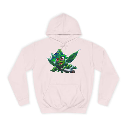 Unisex College Hoodie with Playful Leaf Design, Trendy Sweatshirt for Students, Eco-friendly Apparel, Gift for Graduates, Relaxed [...]-Mary Jane 2025