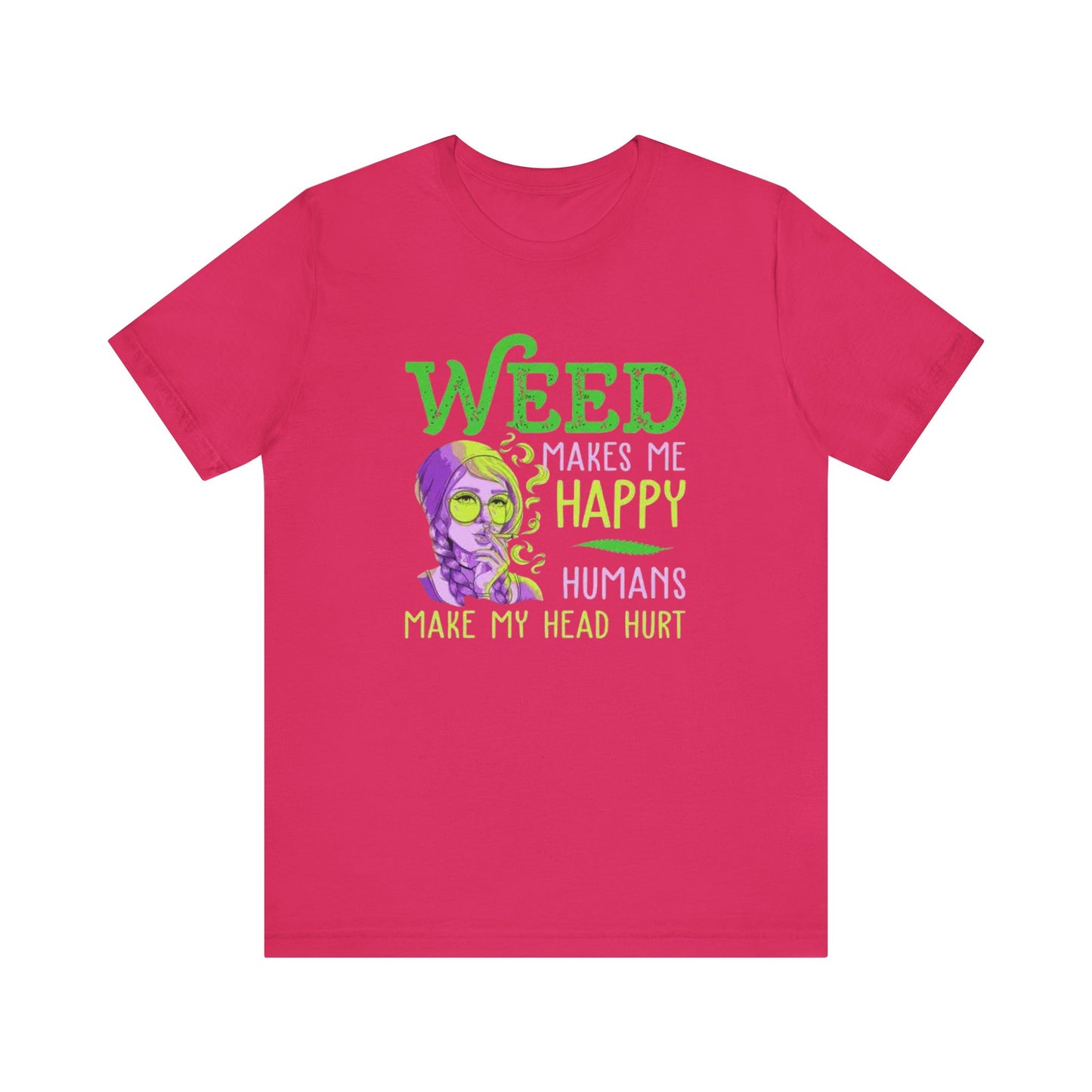 Funny Weed T-Shirt, Casual Tee for Stoners, Great Gift for 420 Celebrations, Unique Humor Shirt for Relaxing, Unisex Jersey Short Sleeve Tee-Mary Jane 2025