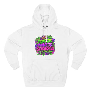 Medicated Motivated Sophisticated Hoodie | Mary Jane Graphic Sweatshirt | Funny 420 Pullover | Stoner Girl Streetwear 💜 SEO Description Printify