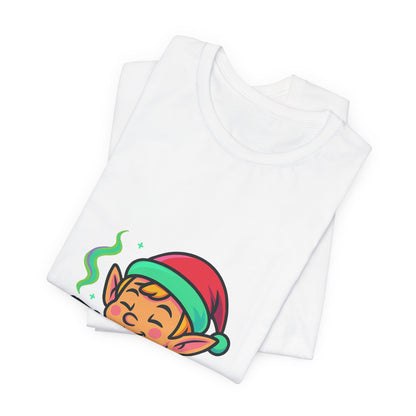 Have a Holly Jolly Highmas T-Shirt — Funny Christmas Elf Holiday Tee