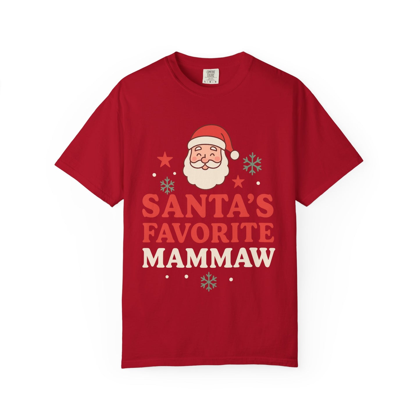 Santa's Favorite Mammaw T-Shirt — Cute Grandma Christmas Tee