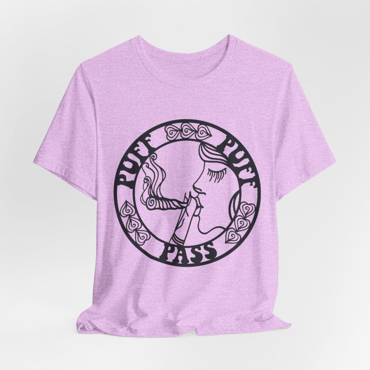 Puff Puff Pass T-Shirt – Funny Stoner Graphic Tee | Retro Smoking Humor Shirt Printify