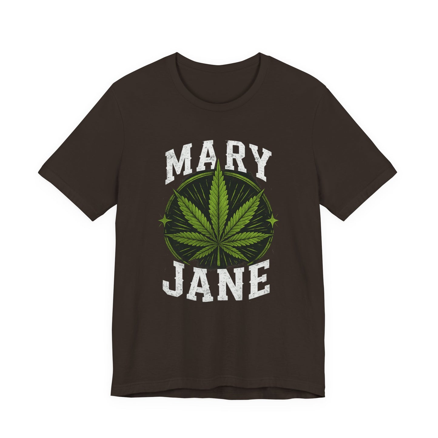 Mary Jane Vintage Cannabis Leaf Graphic Shirt | Distressed Streetwear Tee