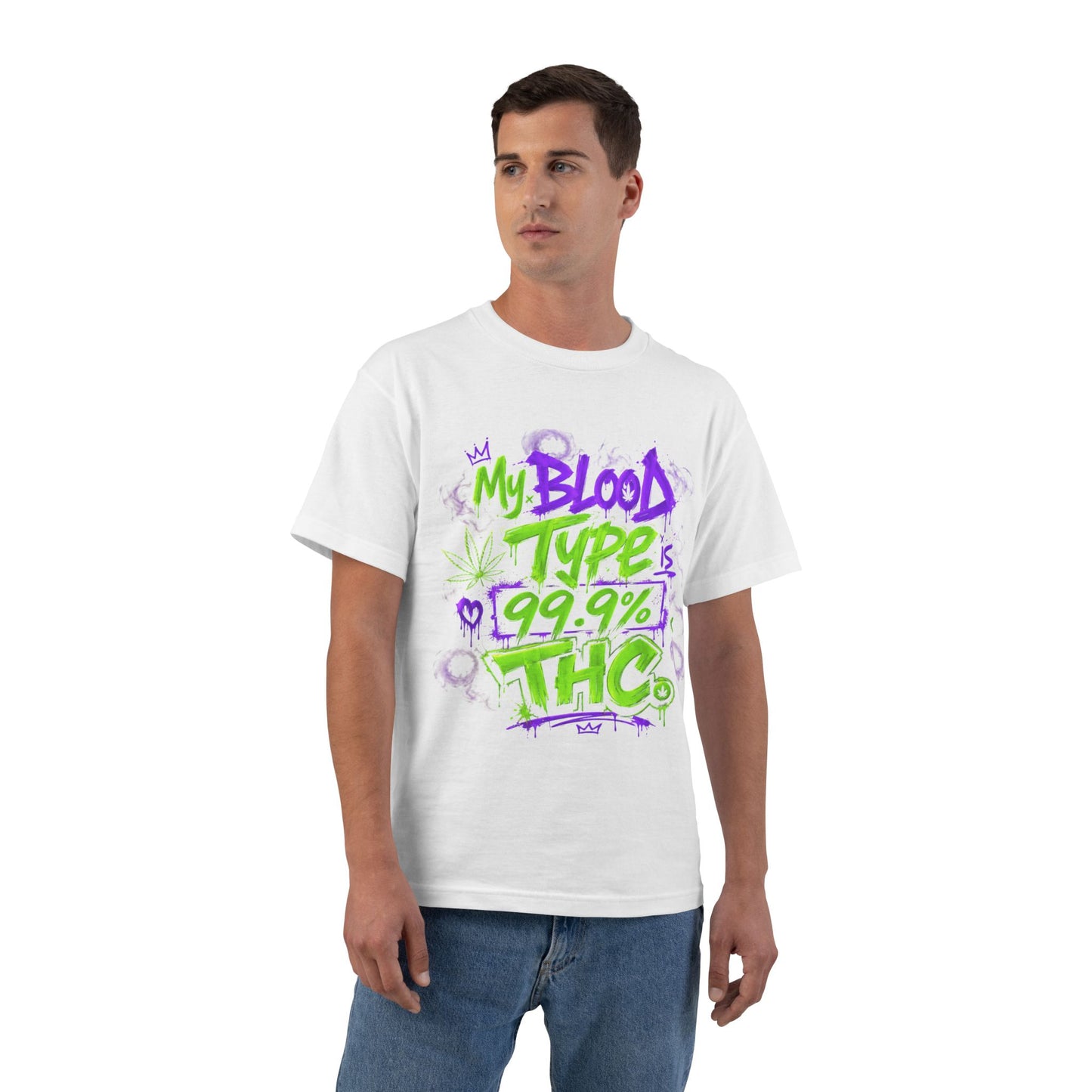 My Blood Type 99.9% THC Graphic T-Shirt