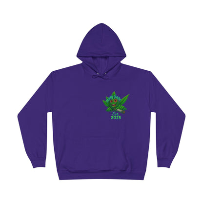 Ghostly Vibes Eco-Friendly Hoodie, Halloween Sweatshirt, Unisex Pullover, Festival Fashion, EcoSmart Apparel, Ghost Goblins Ganja