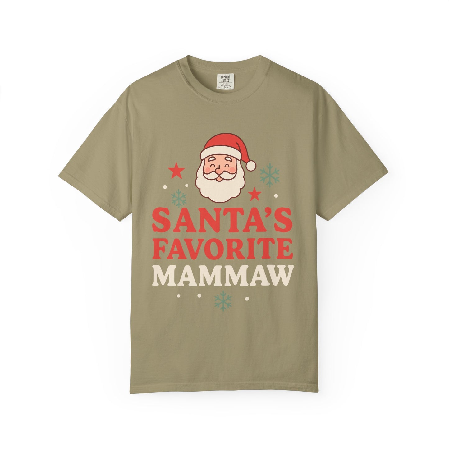 Santa's Favorite Mammaw T-Shirt — Cute Grandma Christmas Tee